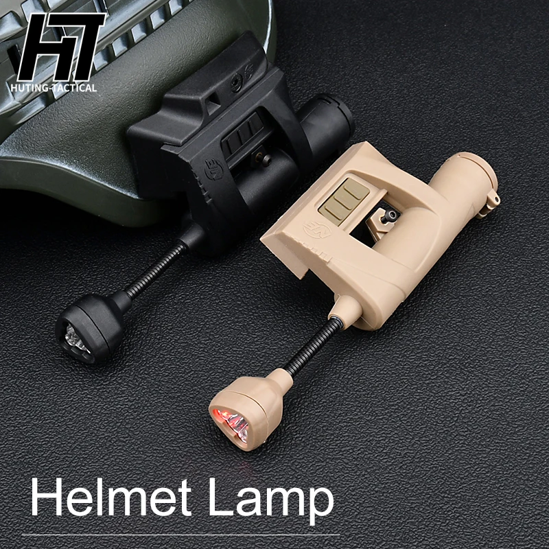 WADSN Tactic MPLS CHARGE FAST Helmet Light 4 Modes Red Green White IR LED Hunting Signal Lamp Outdoor Headlight