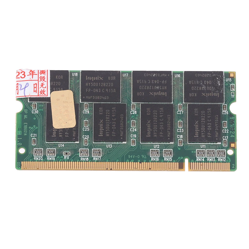 새로운 1pc 1GB DDR1 노트북 메모리 Ram SO-DIMM 200PIN DDR333 PC 2700 333Mhz 노트북 Sodimm Memoria