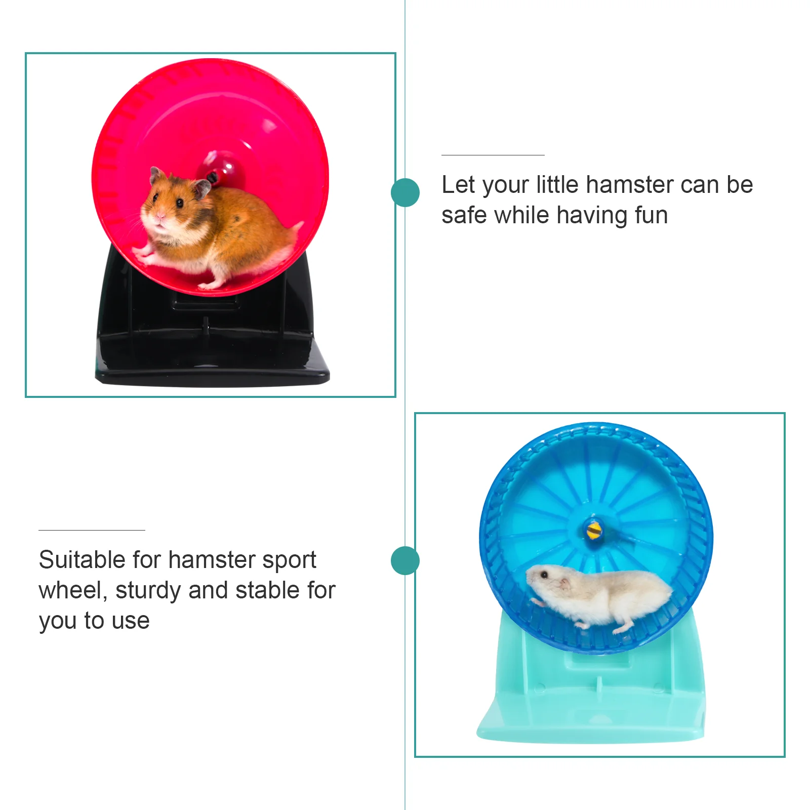 Automotive Wheels Hamster Running Holder Bracket Supplies Pet Kettle Runner Exercise Exercising images - 6