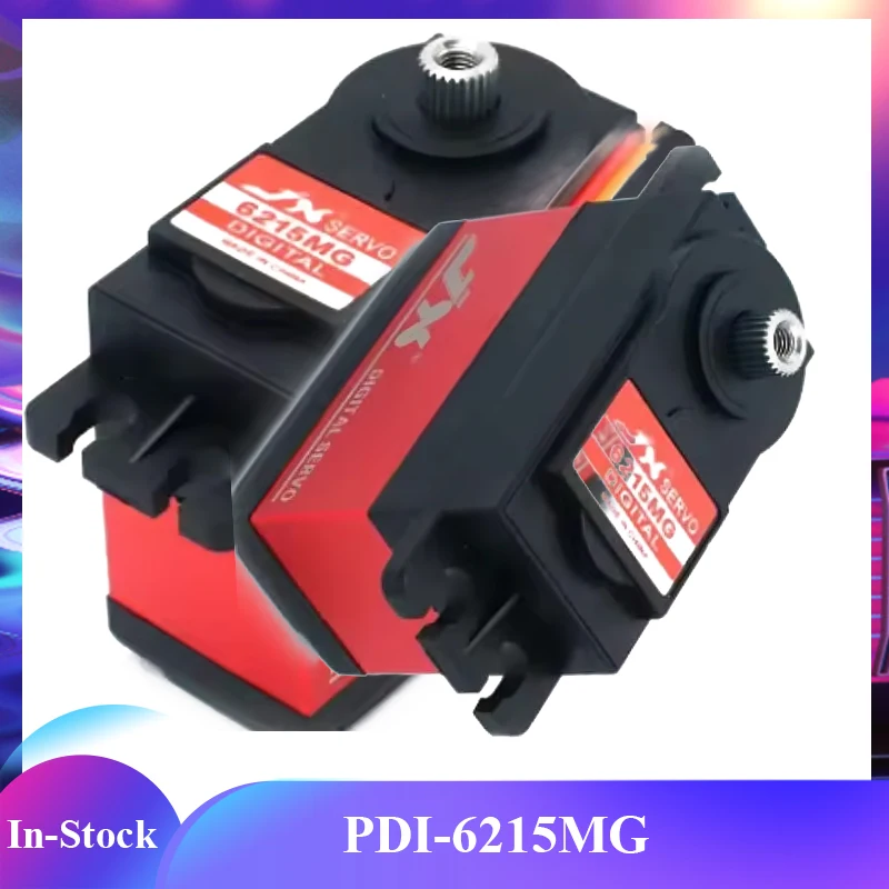 JX Servo PDI-6215MG 15 kg · cm Servo digital compacto engranajes de titanio IP67, para robots quirúrgicos/automatisation de precisión/chenillos de roca RC