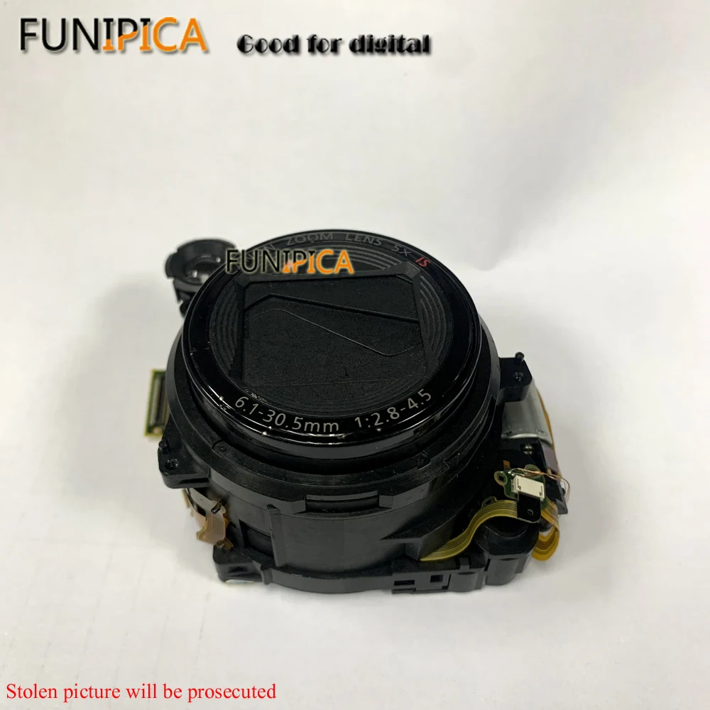 Original Zoom Camera Repair Parts, sem CCDS, preto, Canon G12, G11