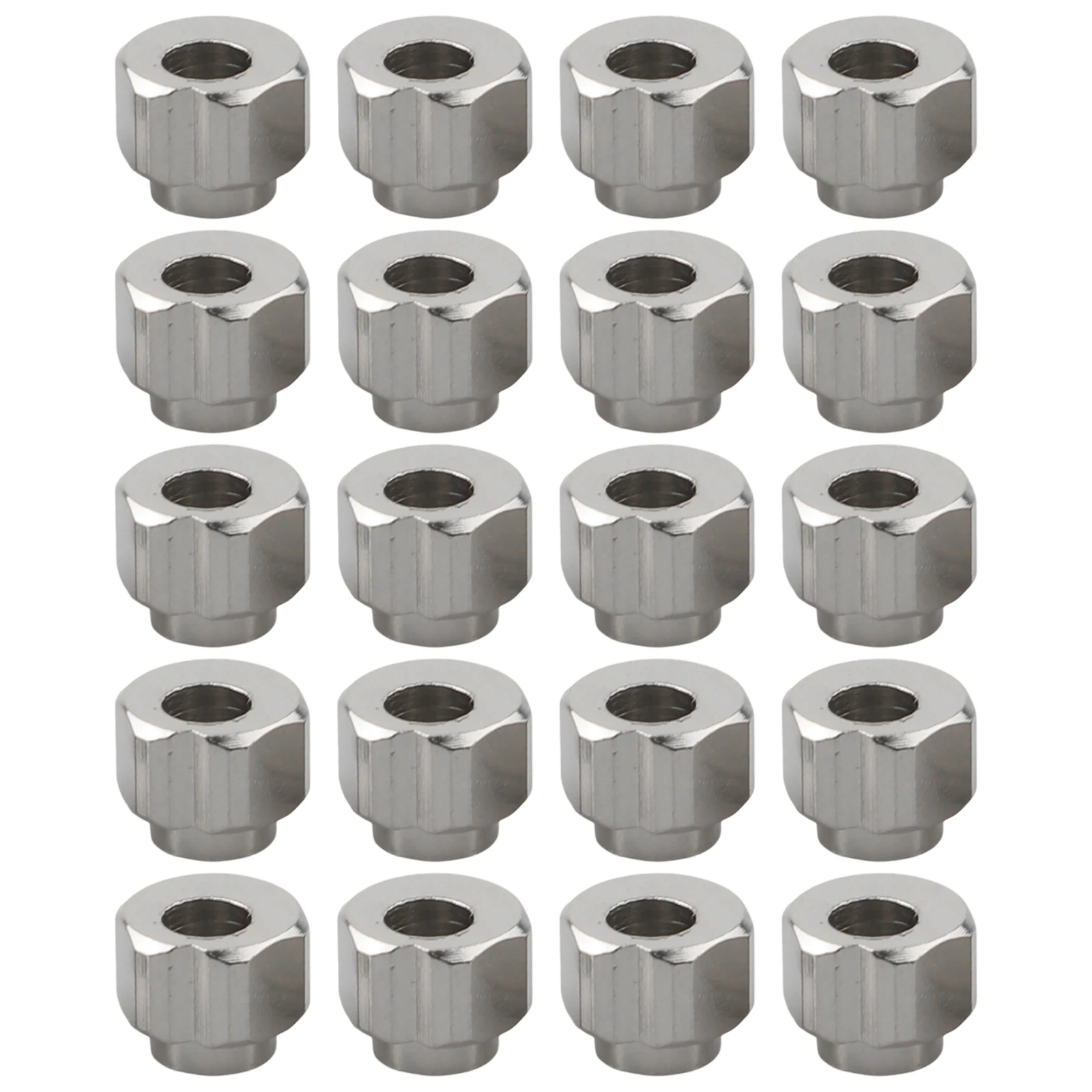 20pcs 3D-Printer Openbuilds Eccentric Spacer V-Wheels Eccentric Column Isolation Screw Nut Bore 5MM 3D-Printer Parts