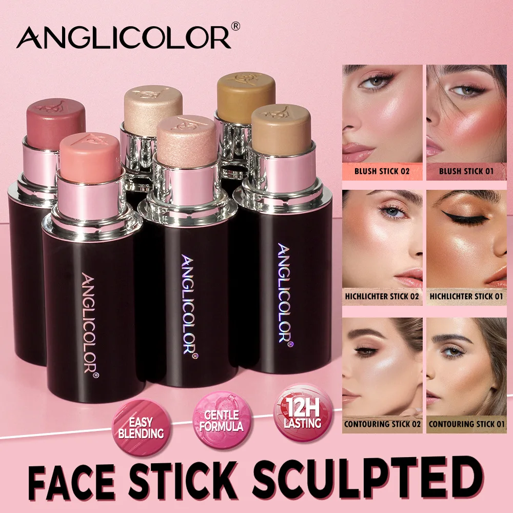 

Многофункциональный стик-хайлайтер, натуральный консилер, контуринг для макияжа лица.