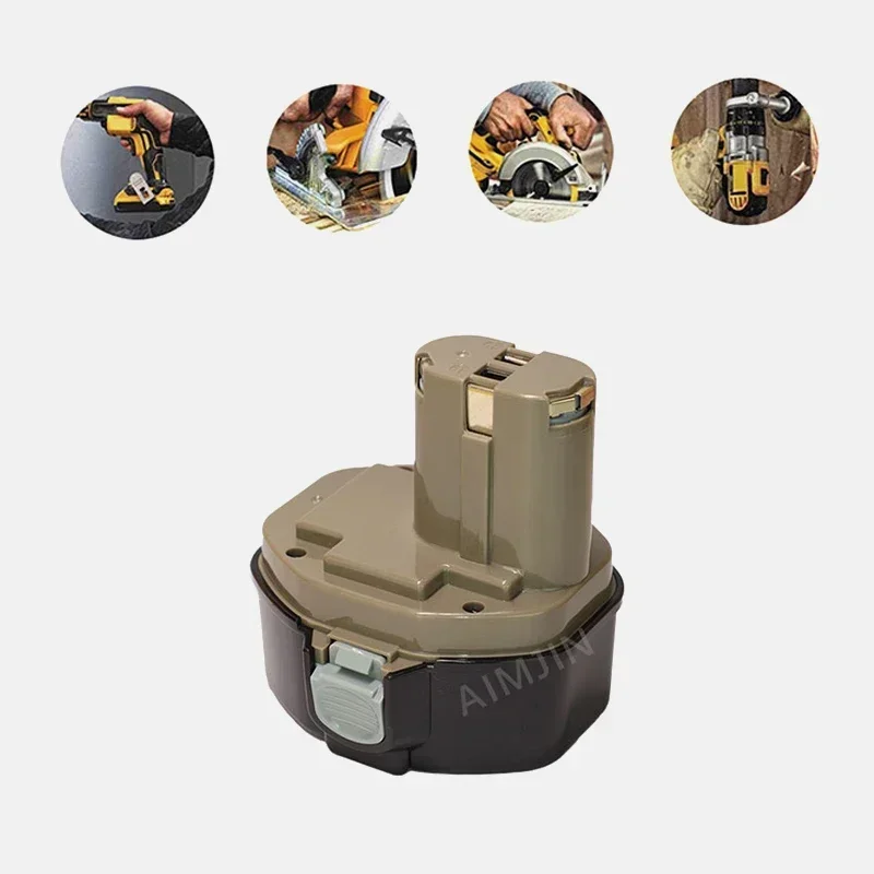 2026 14.4V ni-mh 4800-12800mAh استبدال البطارية لبطارية ماكيتا 14.4V PA14 1420 1422 1433 1434 1435 1435F 192699-A