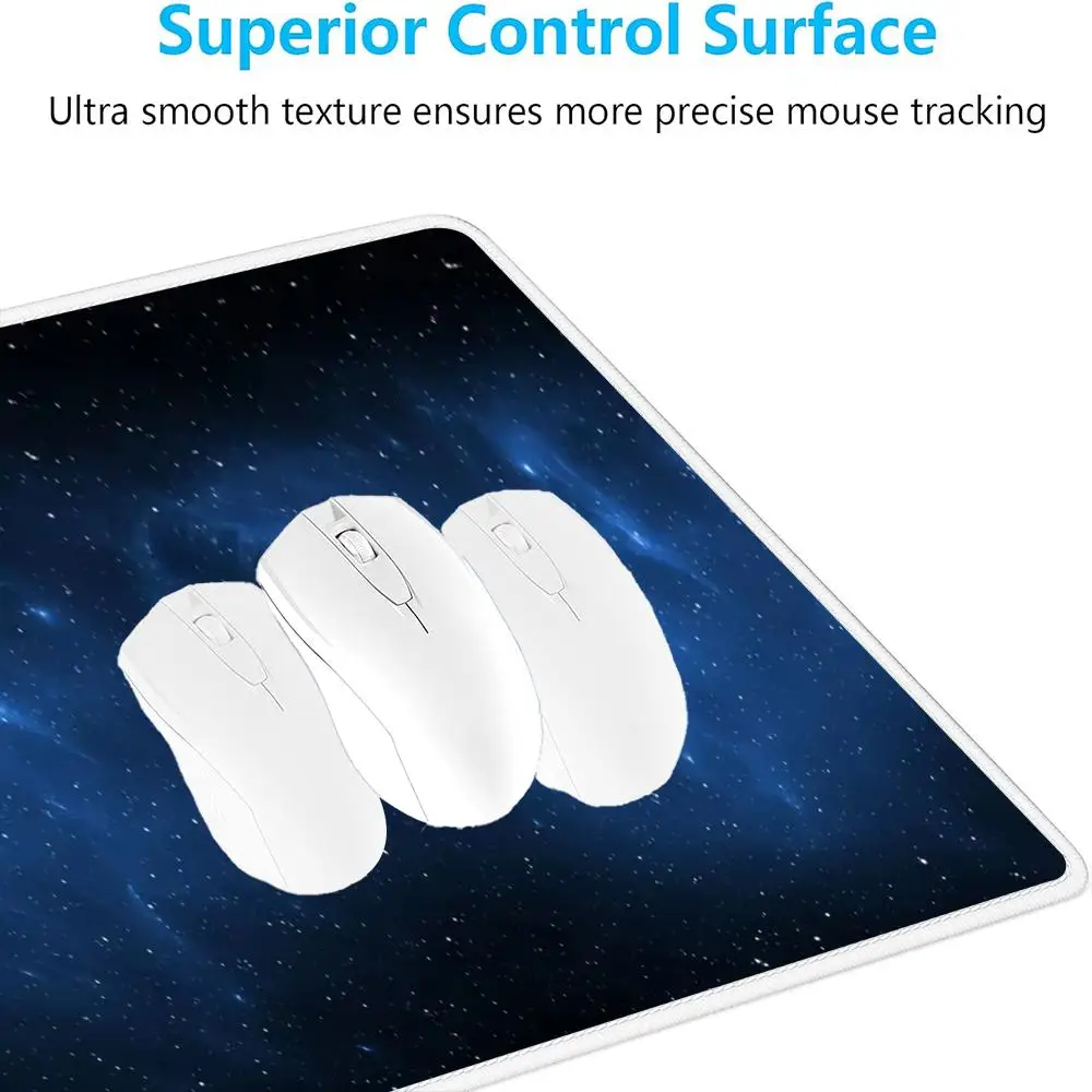 الأزرق الخيال السماء المرصعة بالنجوم ماوس الوسادة كبيرة الألعاب Nootbook لعبة البساط ماوس عدم الانزلاق الجدول وسادة الكمبيوتر المحمول اللوحي حصيرة PC Playmat #6