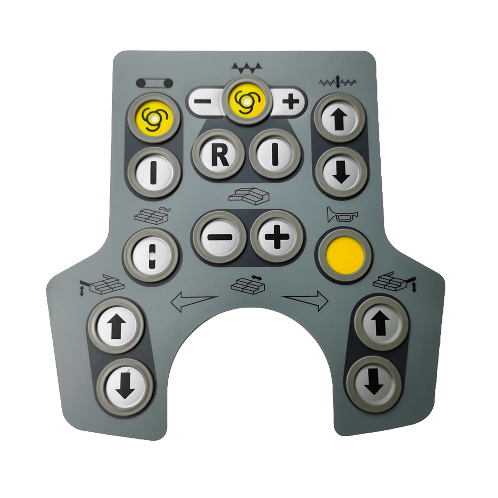 Hochwertige Vogel Paver Teile Seitensteuerbox Knopffolie Vogel-3 Steuerkasten Panelfolie