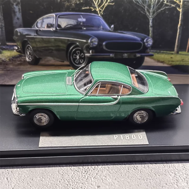 لعبة موديل سيارة كلاسيكية دييكاست ، محاكاة سبيكة P1800 ، جمع فاخر ، عرض هدية ، تذكار ، مقياس #2