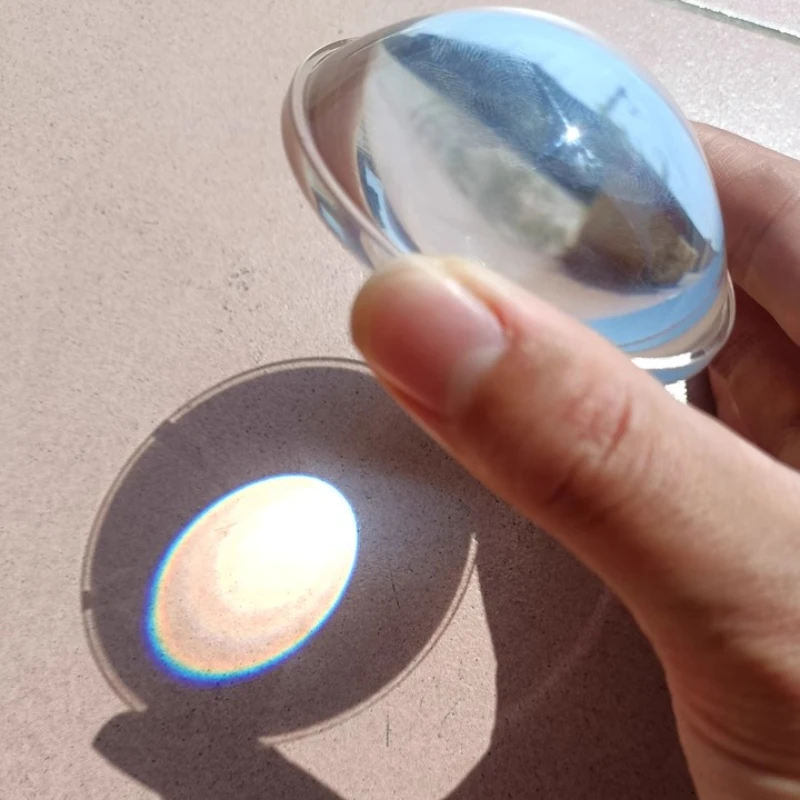 Diameter 71~108mm  Plano Convex Lens Optical Glass High-temperature Resistant Adjustable Focusing Night Fishing Lamp Lenses
