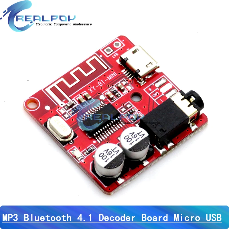 MP3 Bluetooth Decoder Board Lossless Car Speaker Audio Amplifier Board Modified Bluetooth 4.1 Circuit Stereo Receiver Module 5V