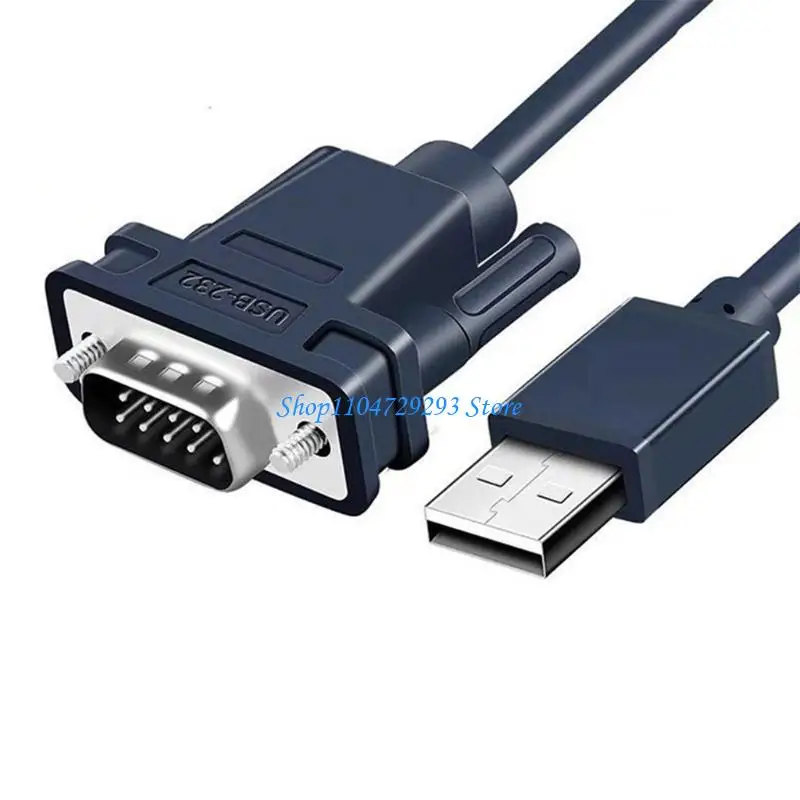 USB to Serial Adapter, USB to RS-232 Male (9-pin) DB9 Serial Cable for Windows 10/8.1/8/7, for Mac OS, 1.2M