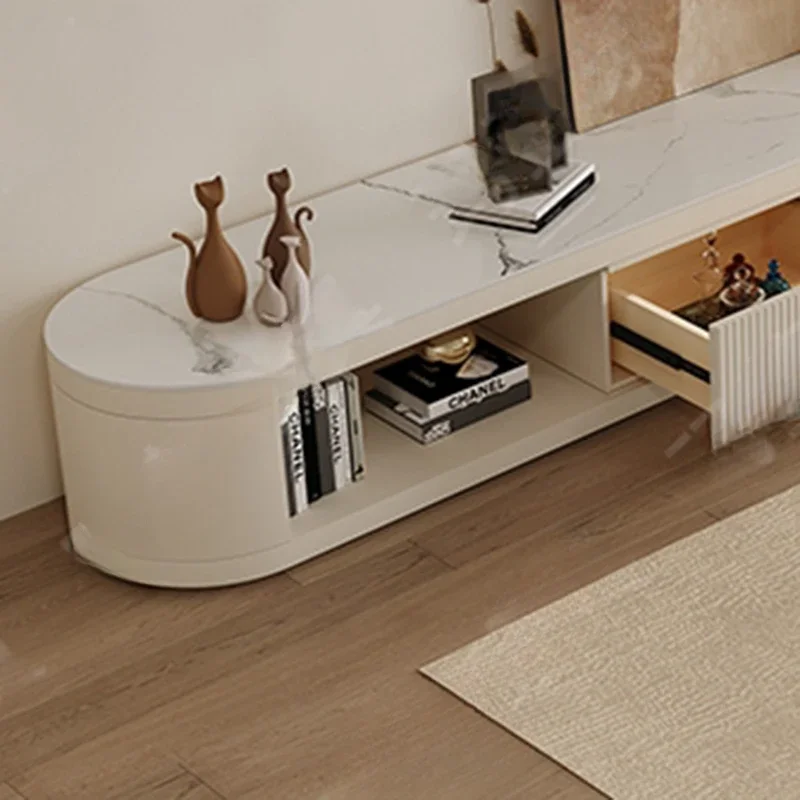 Organizer Furniture Tv Salon Luxury Mobile Living Room Corner Stand Table Decoration Aesthetic Entertainment Center Modern Unit