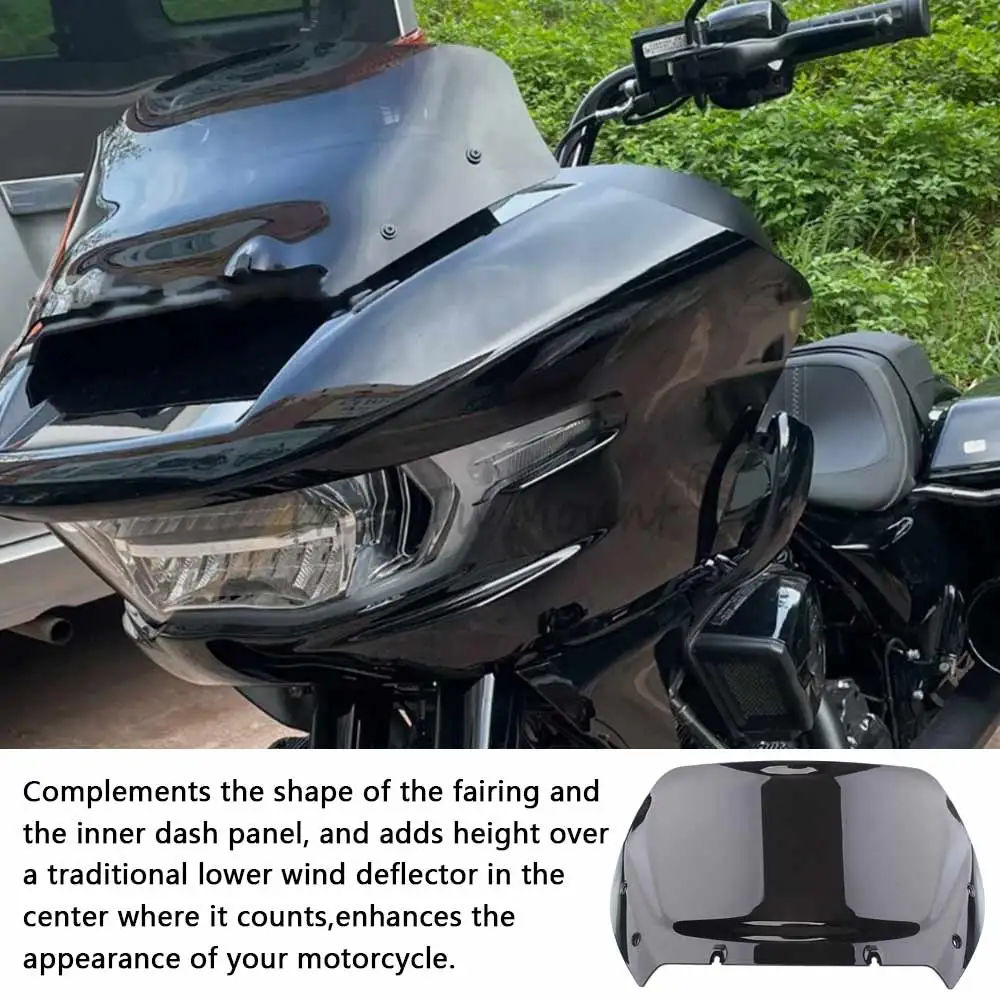 Motorcycle Windshield Fairing Wind Splitter Windscreen Cover For Harley Road Glide FLTRX  FLTRXSE 2023 2024 Moto Accessories