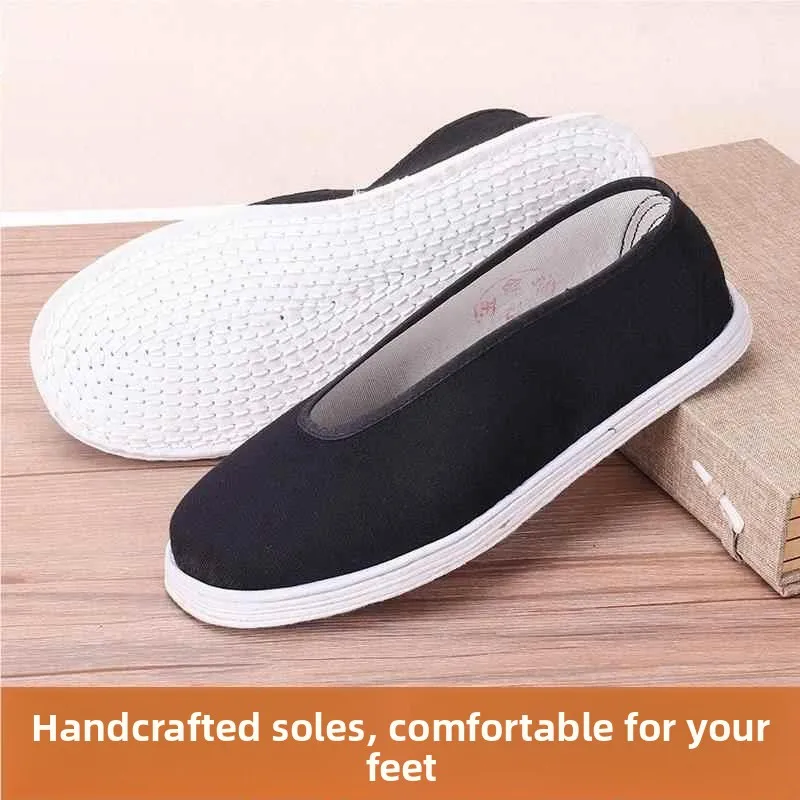 

Beijing Pure Handmade Cloth oes Men's Anti-Odor Breathable Driving round Mouth Pure Cloth Bot Office oes Luxury ...