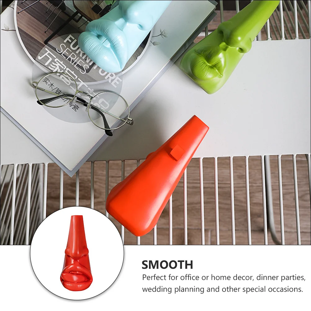 

Wedding Decor Vase Ornament Decorative Glasses Rack Display Adornment Red Handicraft