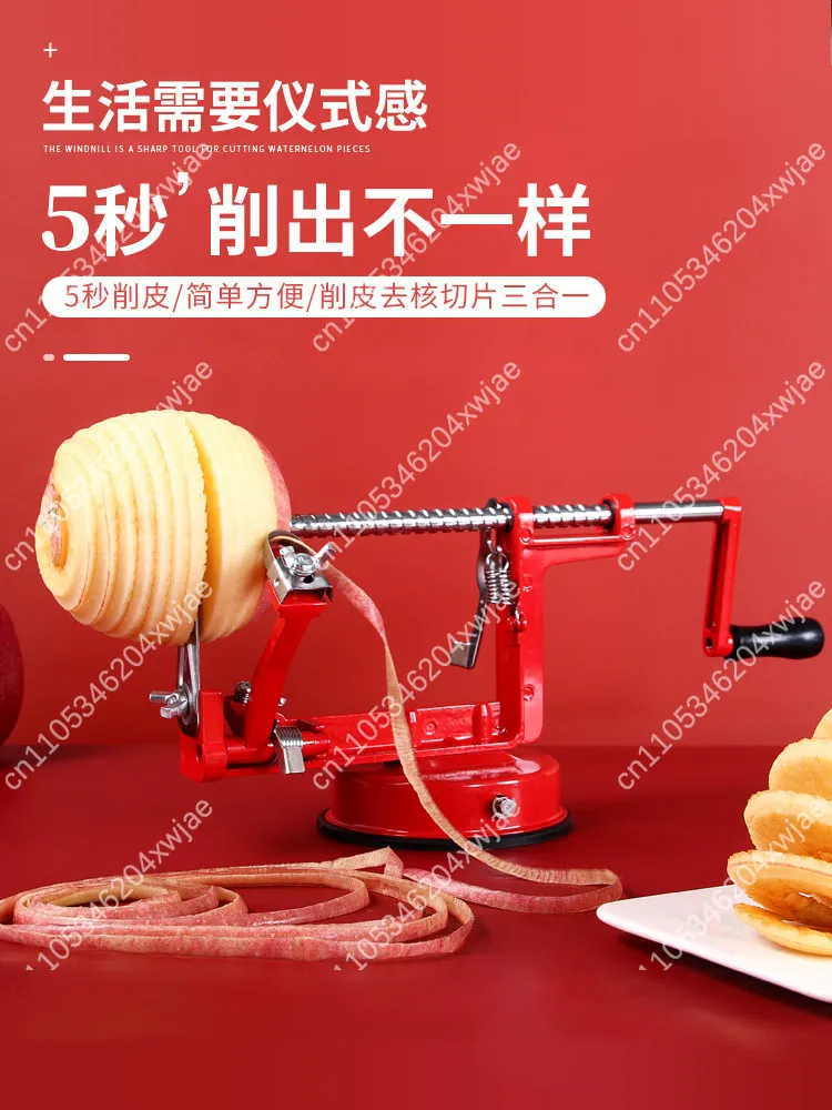 Multifunctional 3 in 1 Fruit Cutter Hand Crank Apple Peeler Corer Slicer Home Kitchen Utility Tool