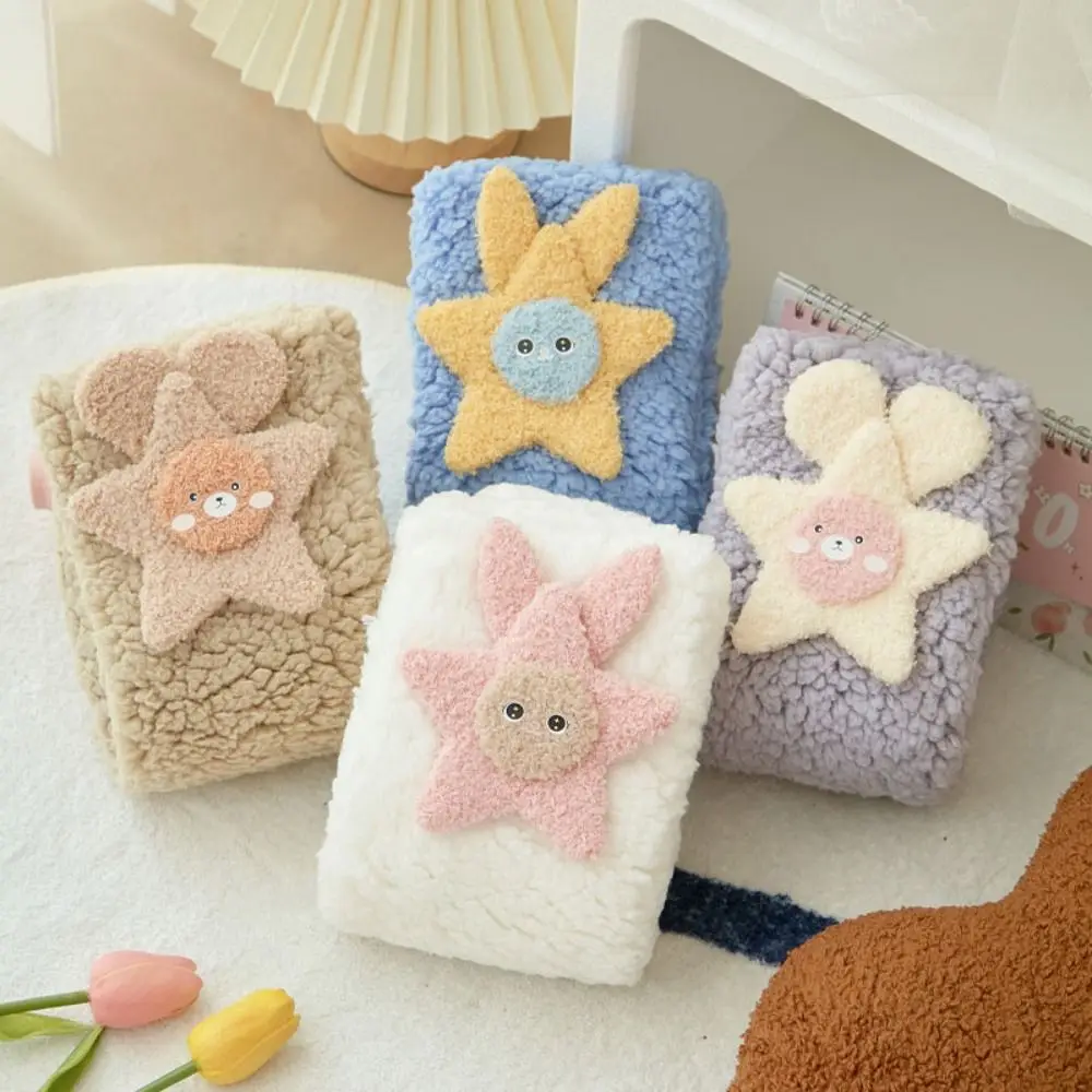 Calzini a tubo divertenti Harajuku Star Cartoon addensare calzini in pile di corallo caldo calze calze da pavimento a metà polpaccio donna inverno