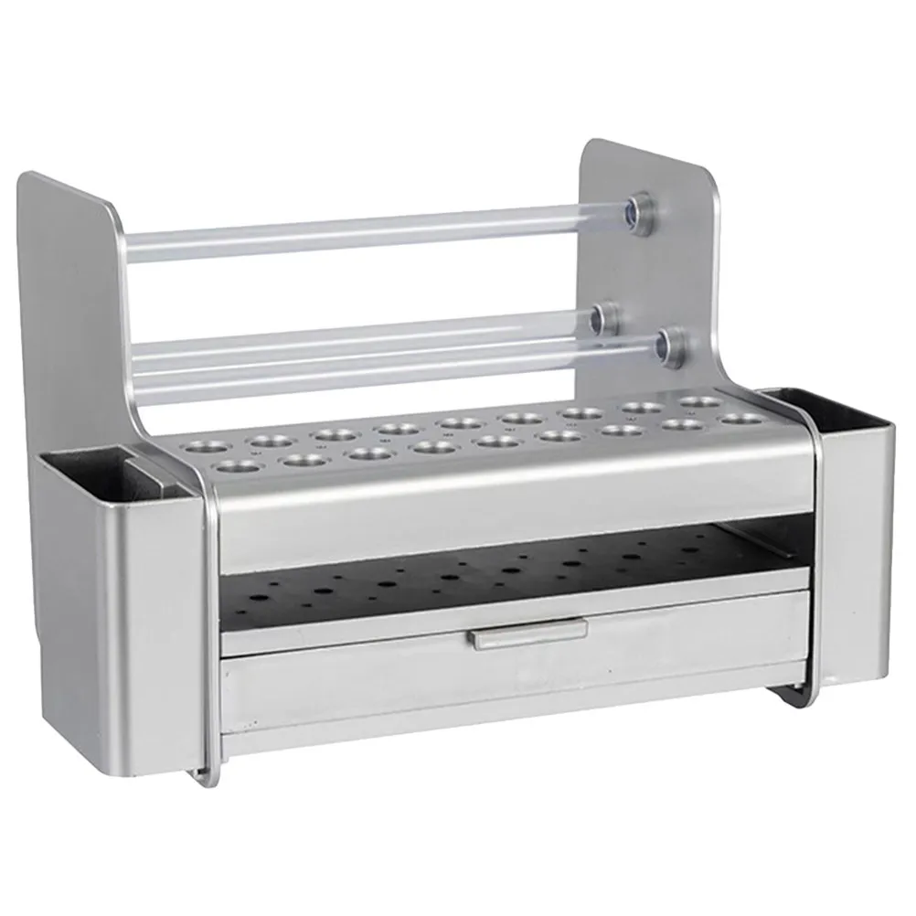 Desktop Tool Organizer Rack Portable Screwdriver Holder with Drawer Space Saving Toolbox Storage Stand