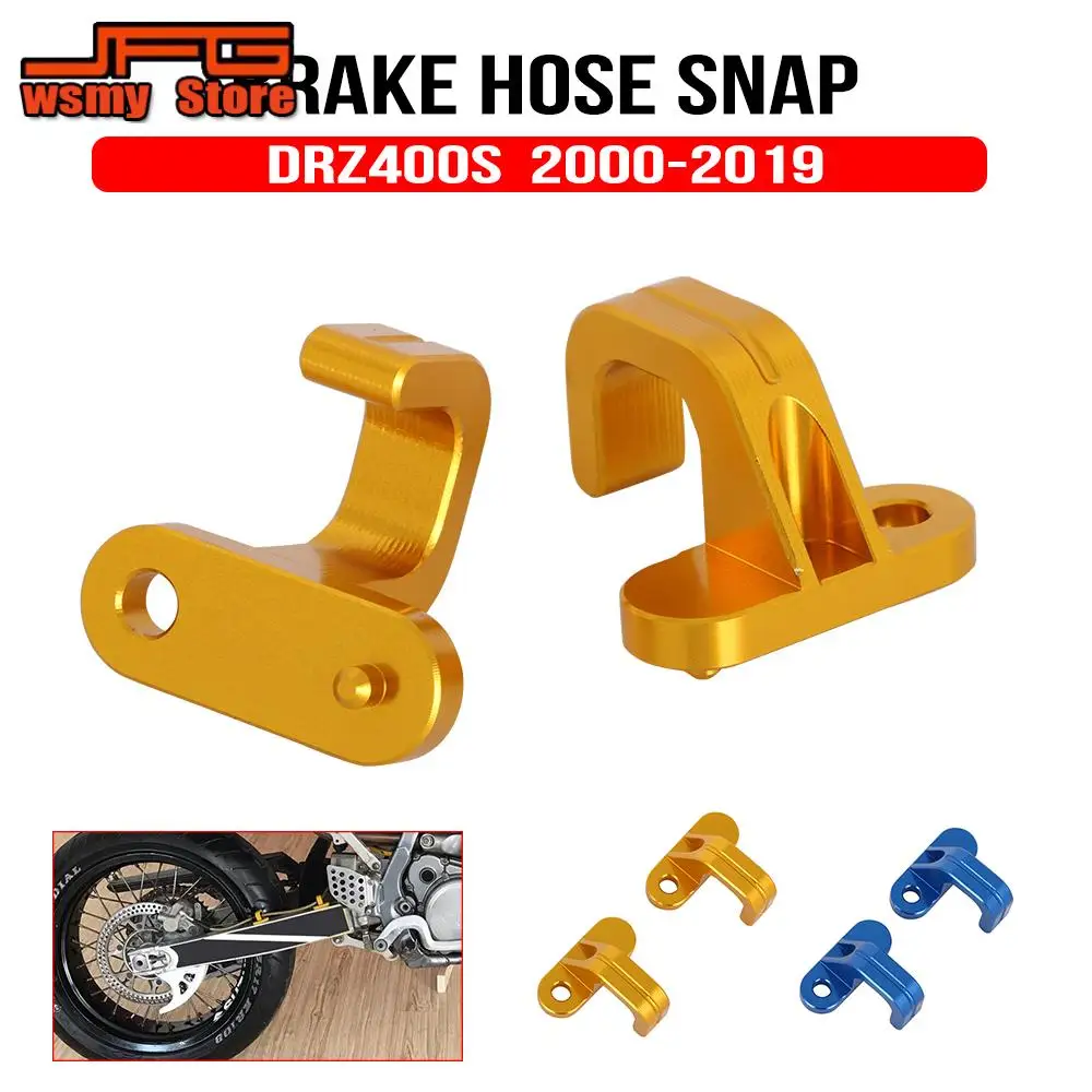 Front Rear Brake Hose Snap Line Hose Holder Cable Clamp Motorcycles Accessories For Suzuki RM125 RM250 RMZ250 RMZ450 DRZ400SM