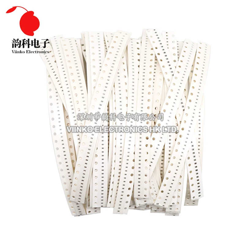 2500pcs 0402 0603 0805 SMD Ceramic Capacitor Assorted Kit 50Values 1pF - 10uF 100PF 10NF 100NF 0.47UF 1UF Chip Capacitance Set