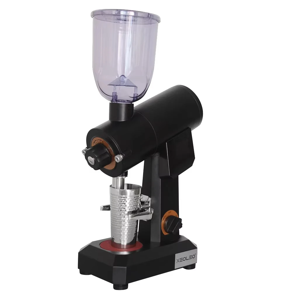 XEOLEO Rvs Elektrische Koffiemolen 400g Koffiebonen Grinder Koffie Freesmachine 150W