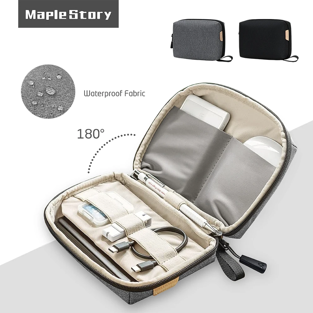 

Дорожная сумка для кабеля, портативная цифровая сумка для хранения, водонепроницаемые электронные аксессуары, сумка для хранения кабеля для передачи данных, органайзер для путешествий