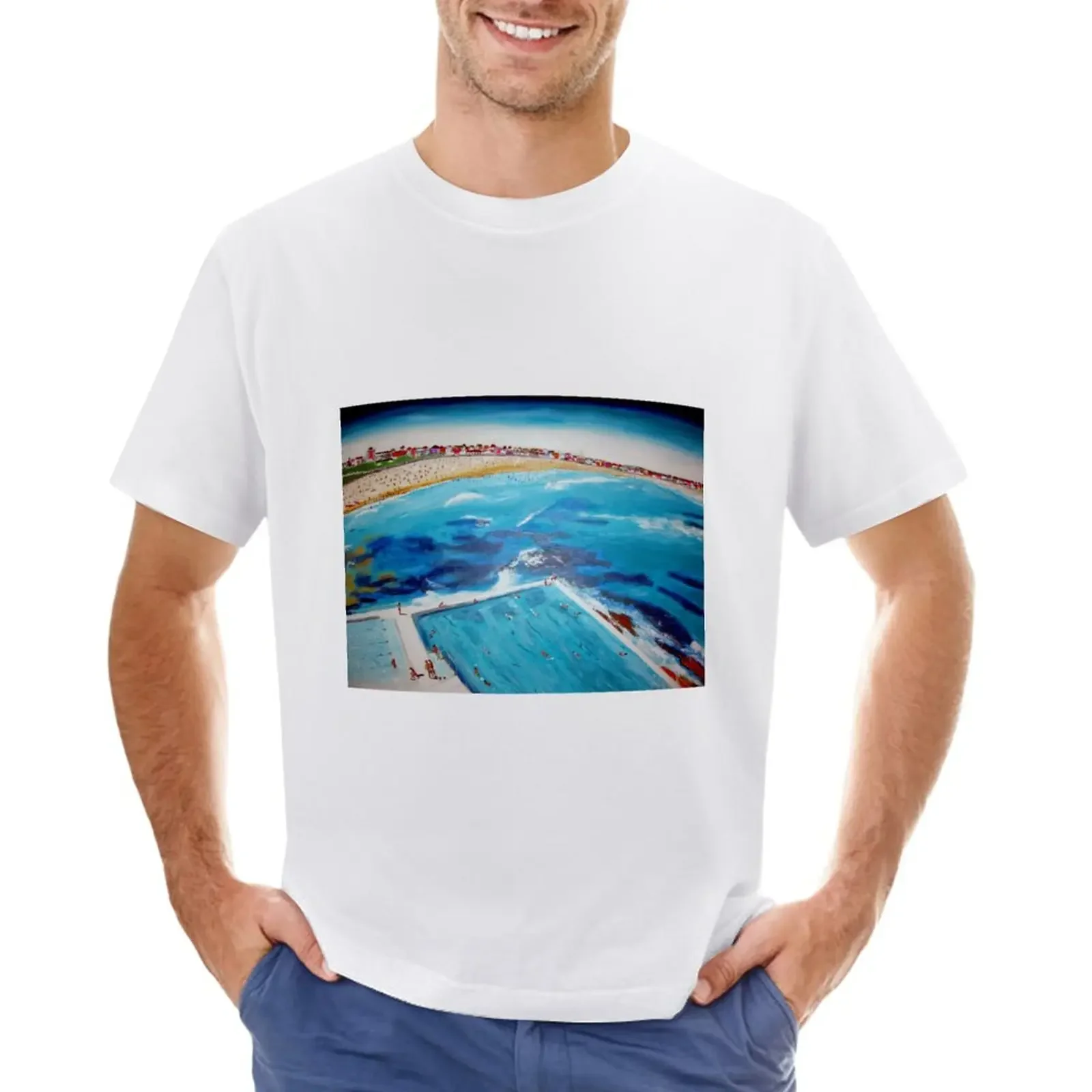 Bondi Icebergs T-Shirt oversizeds tops mens graphic t-shirts funny