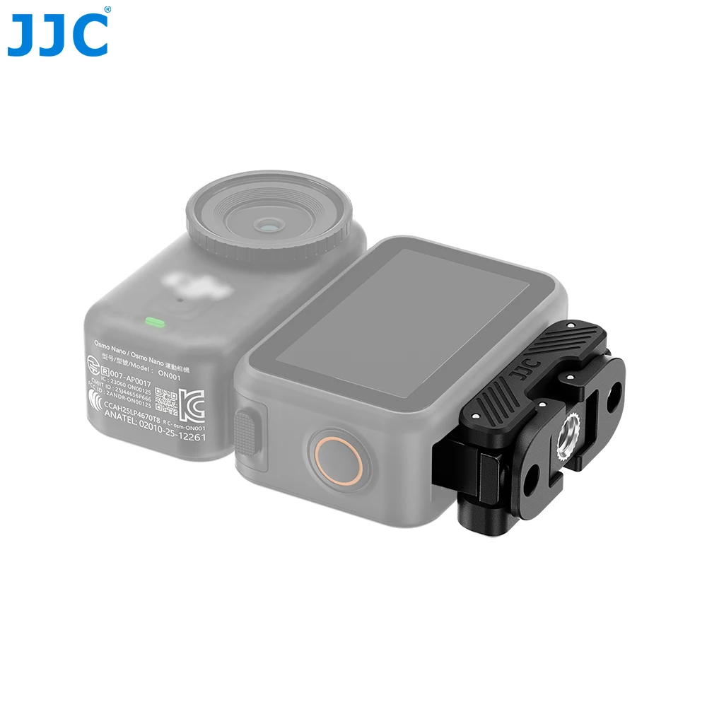 JJC Dual Direction Schnellwechseladapter für DJI Osmo Nano, magnetische faltbare Halterung für DJI Osmo Action 6, mit 1/4 Zoll-20 Gewinde – Detail 8
