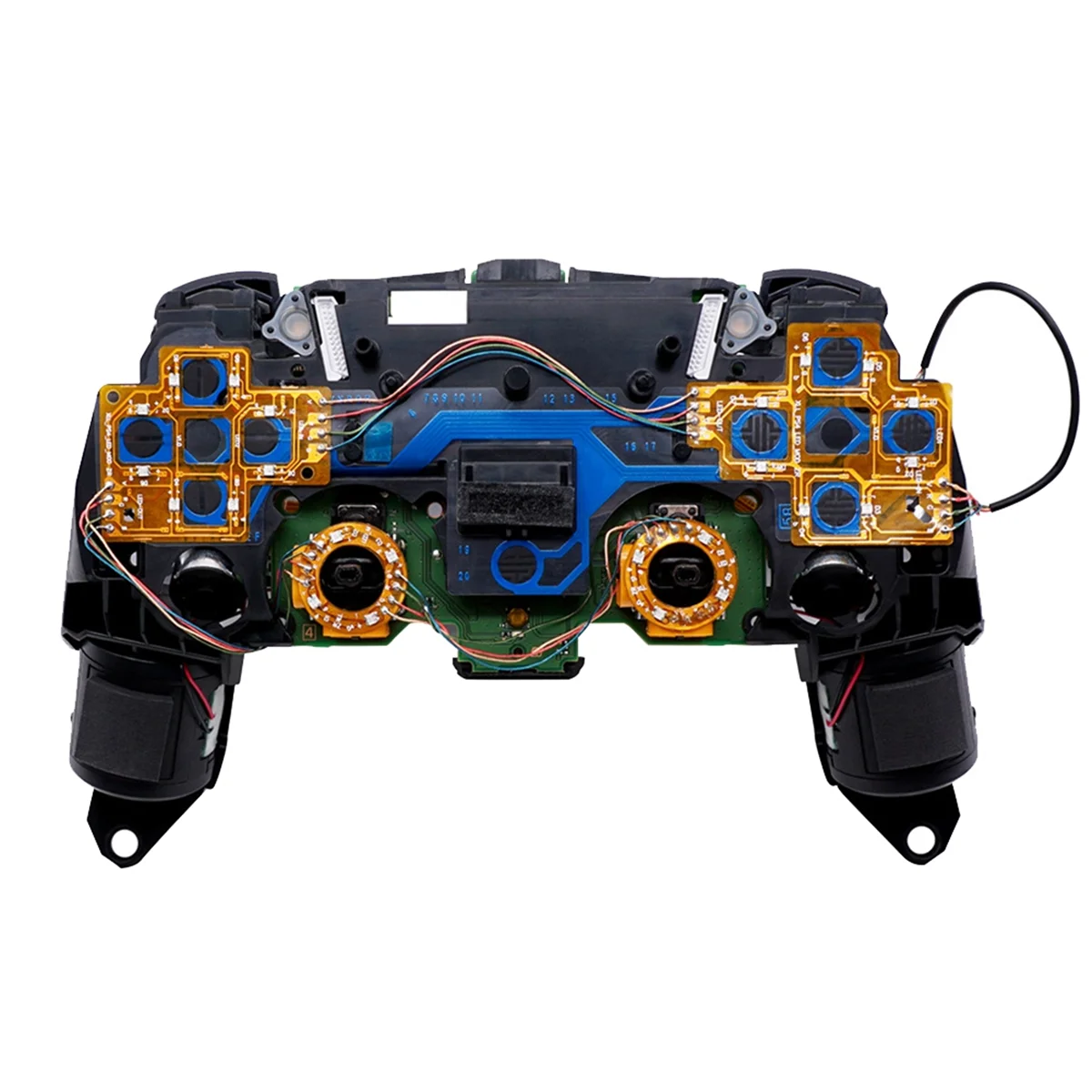 

X61A_For PS5 Game Console Luminated D-pad Thumbsticks (DTF) LED Kit