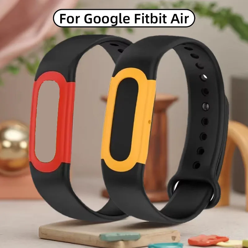 2 in 1 Strap+Case For Google Fitbit Air Watch Band Silicone Watch Belt For Google Fitbit Air Replacement Active Strap Bracelet