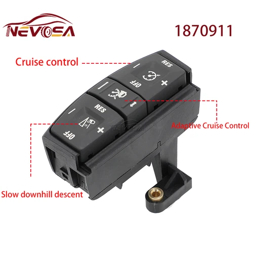 Imagen 2 del producto NEVOSA para SCANIA P G R T Series, módulo de volante de camión, interruptor de menú telefónico, botón de Control de crucero adaptable 1870912
