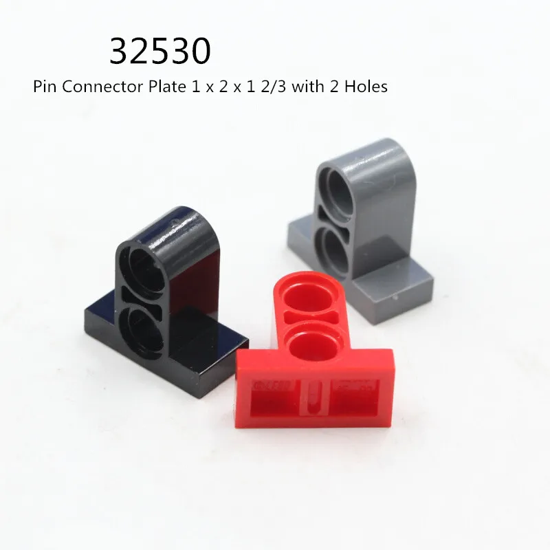 

1 Pcs Buildings Blocks 32530 Pin Connector Plate 1 x 2 x 1 2/3 with 2 Holes Collections Bulk Modular GBC High-Tech MOC Set