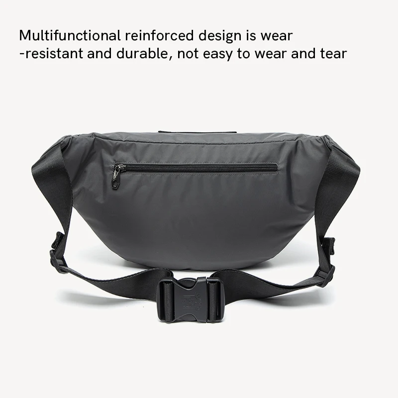 VOLUNTEER Men's Waterproof Crossbody Chest Bag Casual Running Waist Bags for Men Oxford Multifunctional Fishing Bag Male 1825-12
