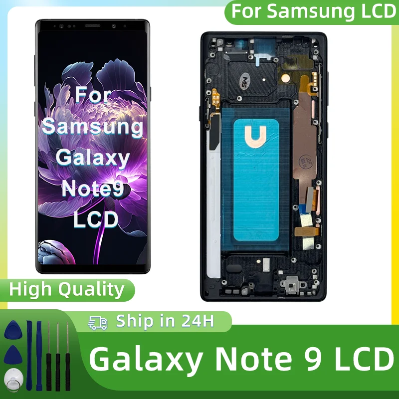 TFT For Samsung Galaxy Note 9 Display Touch Screen Digitizer Assembly For Galaxy note9 LCD SM-N960F SCV40 Display Replace Part
