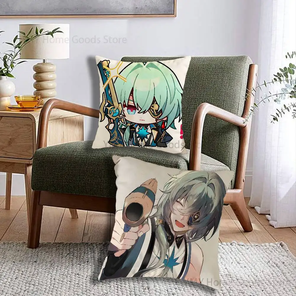 The Grand Performer Anaxa Cartoon Printing Pillowcase Customized Pillow Cover for Sofa Home Decor