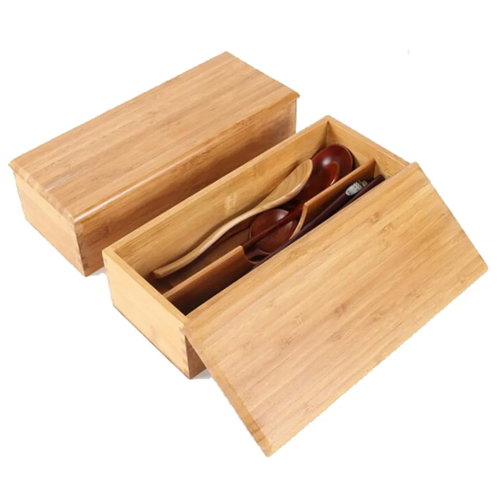 

1 шт. бамбуковый органайзер для кухонных принадлежностей, экологичный деревянный держатель для ложек, контейнер для хранения на кухне, в кладовой, на гриле, для кемпинга