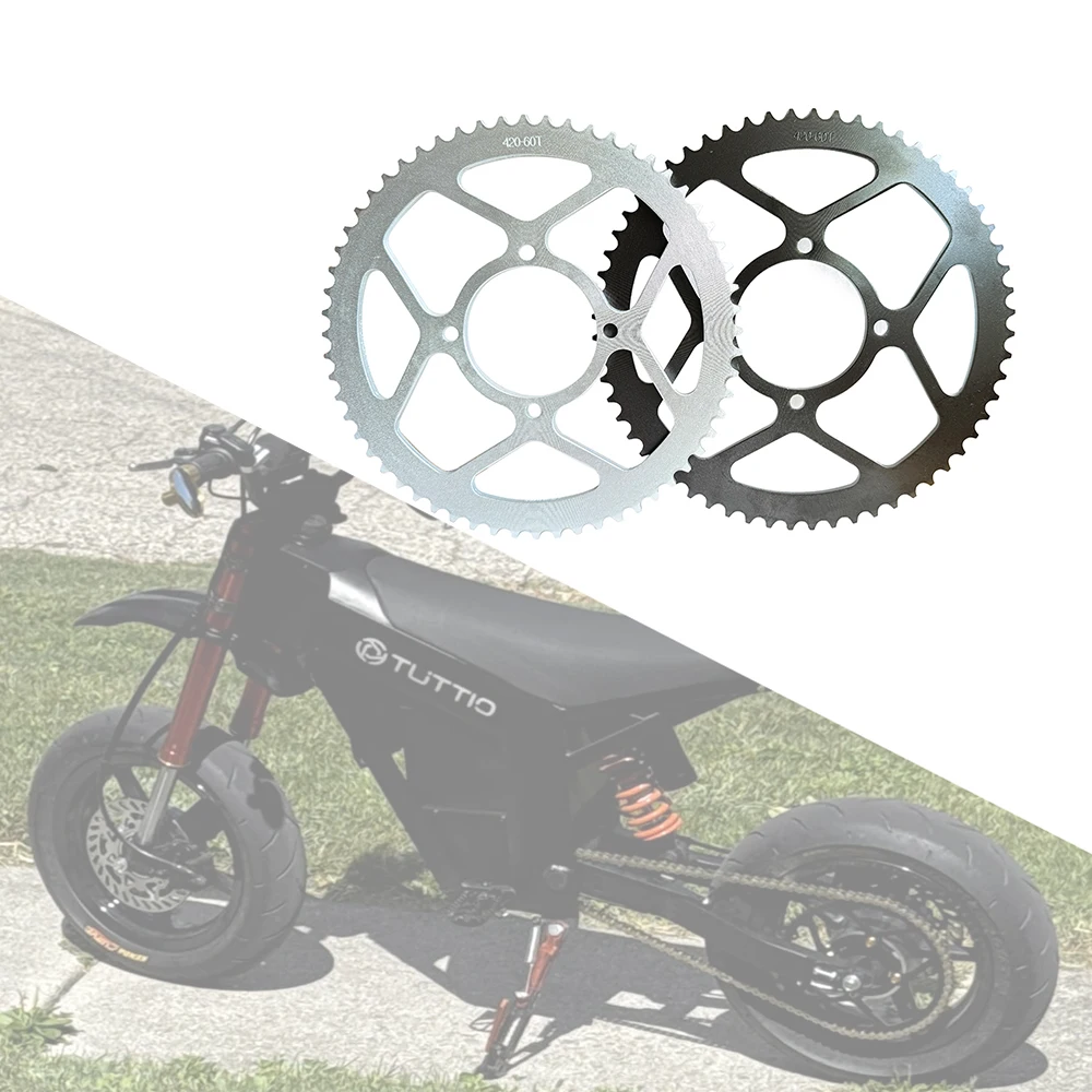 

420-51T 53T 57T 60T 76MM Sprocket for 50CC 70CC 90CC 110CC 125CC 140CC Pit Dirt Bike ATV Quad Motorcycle Buggy Go Kart Parts