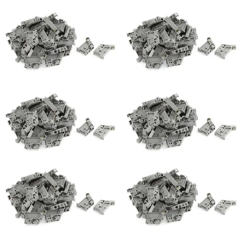 

LLCS-300 шт. 35 мм клеммные колодки для DIN-рейки, ограничительные зажимы, монтажные клипсы