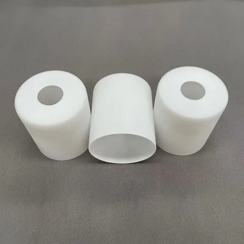 

1pc White Frosted Glass Shades Replacement with 1.65in Fitter, Cylinder Glass Shade Covers Replacement Globe for Pendant Light