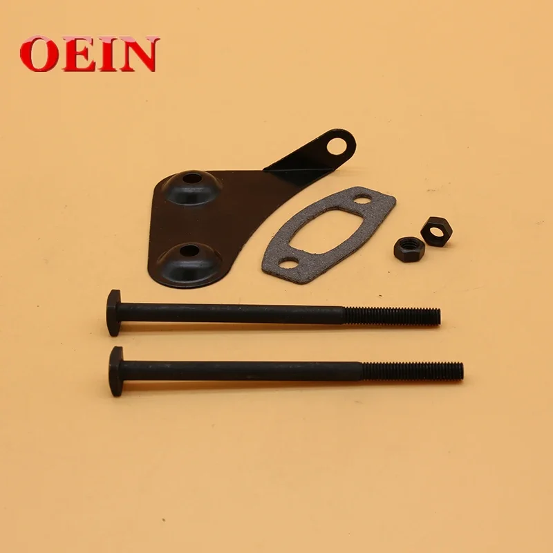 Muffler Screw Bolt Bracket Gasket Repair Kit Fit HUS 50 51 55 Rancher Garden Chainsaw Spare Parts