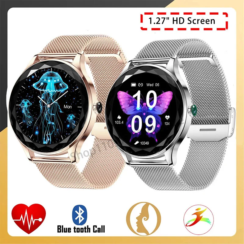 Reloj inteligente Multideportivo, dispositivo con llamadas, Bluetooth, control del ritmo cardíaco, presión arterial y oxígeno en sangre, novedad