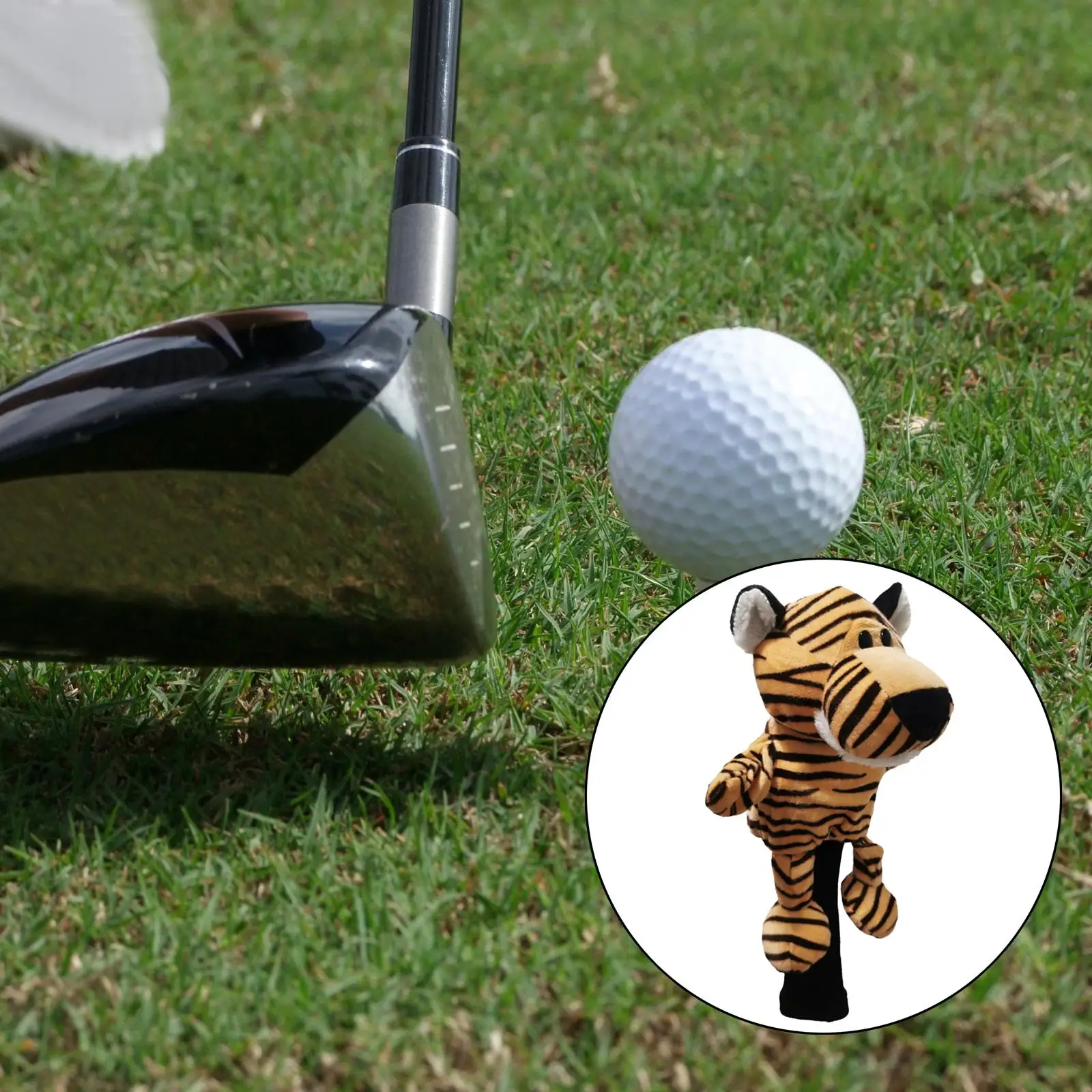 Zachte Pluche Golfclub Driver Headcover, Schattige Dieren Golf Houten Hoofddeksels, Vrouwen