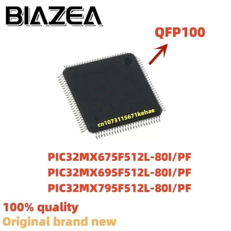 

1piece PIC32MX675F512L-80I/PF PIC32MX695F512L-80I/PF PIC32MX795F512L-80I/PF QFP100 Chipset