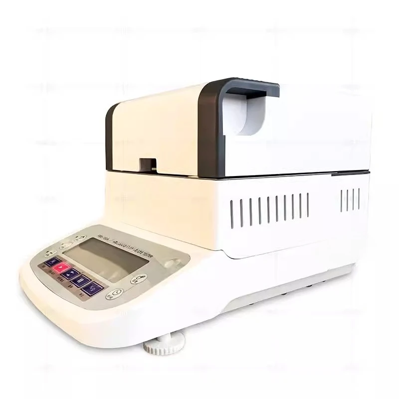 Halogen Rapid Moisture Tester Plastic Granules Tea Food Grain Solid Content Tester Moisture Tester