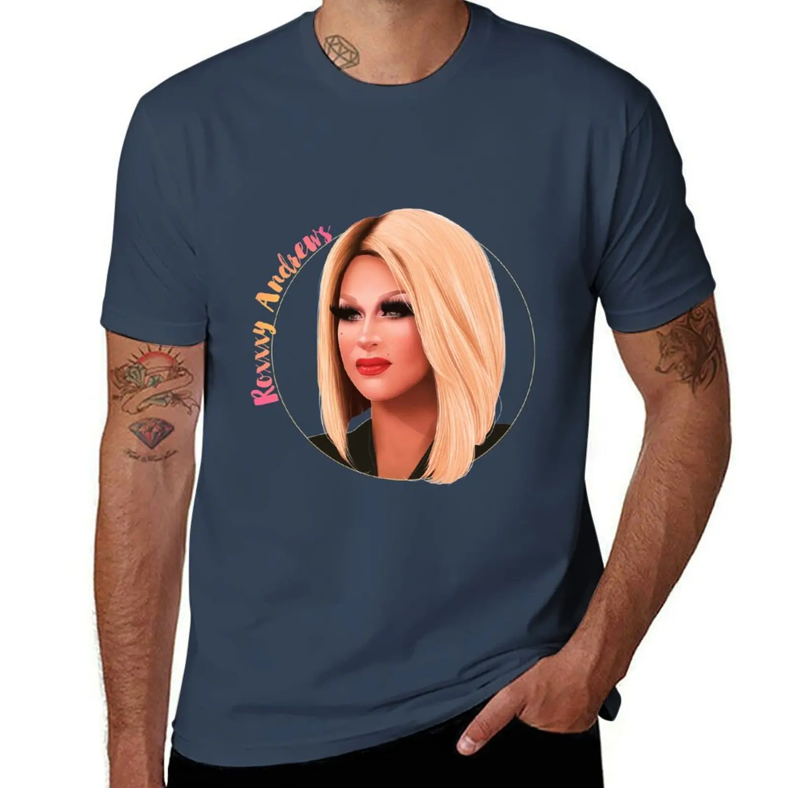 

Roxxxy T-Shirt t shirt man designer men t shirt cotton 100% cotton t shirt man T-Shirt