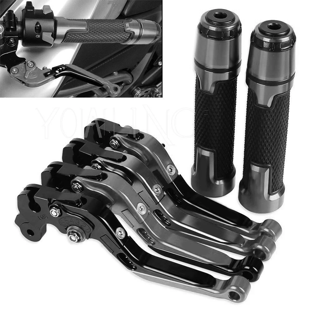 

S1000R Motorcycle Adjustable Brake Clutch Levers Handlebar knobs Handle Hand Grip Ends FOR BMW S 1000 R 2010 2011 2012 2013 2014