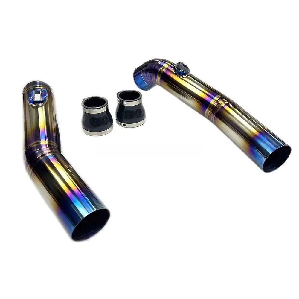 Premium Titanium Air Intake for  GTR R35 (2007-) OEM Fitment Street Track Performance MAF Sensor ( 1.2mm Thickness)Exhaust Pipe