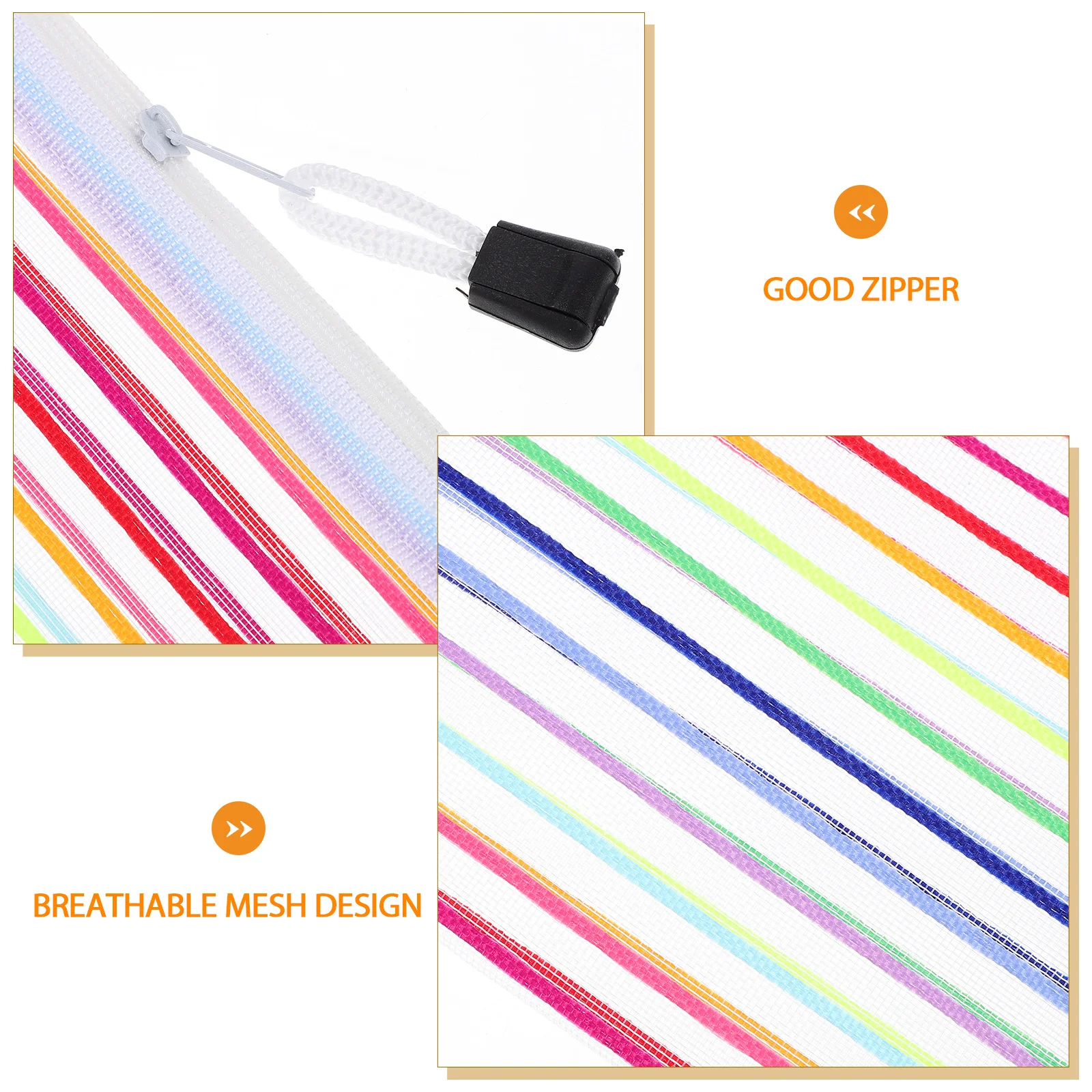 

6Pcs Money Bag Oxford Cloth Aluminum Alloy Waterproof Cash Pouch for Checks Receipts Coins Travel Organizer Storage