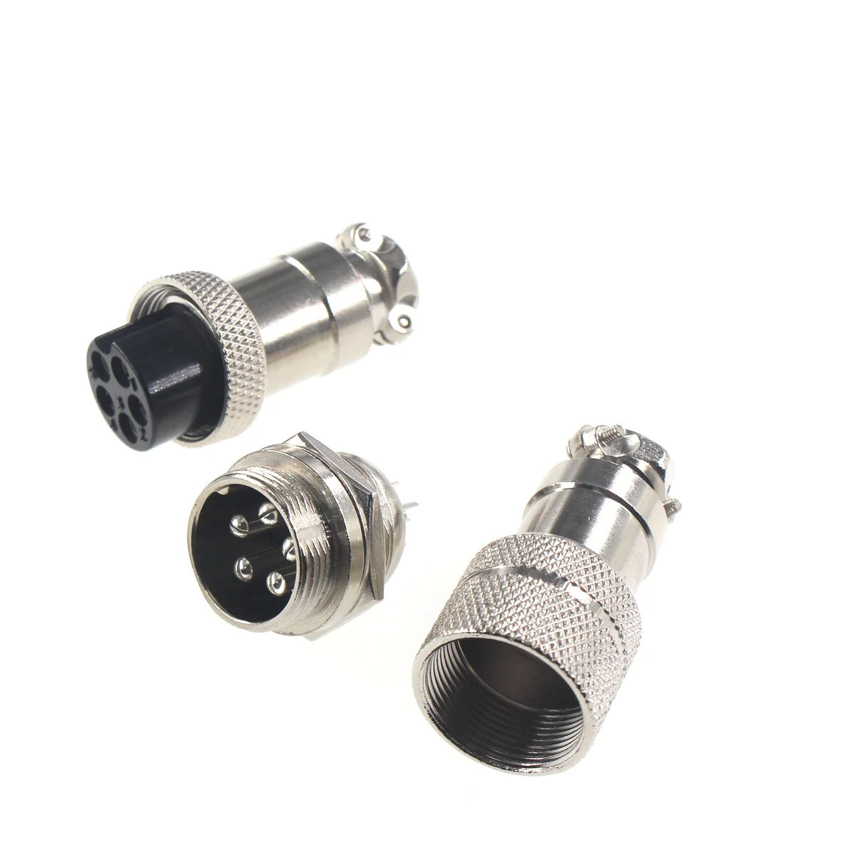 1 Set GX20 Docking Aviation Plug Socket Connector 2/3/4/5/6/7/8/9/10/12 Pin 20MM Panel Mount Docking Wire