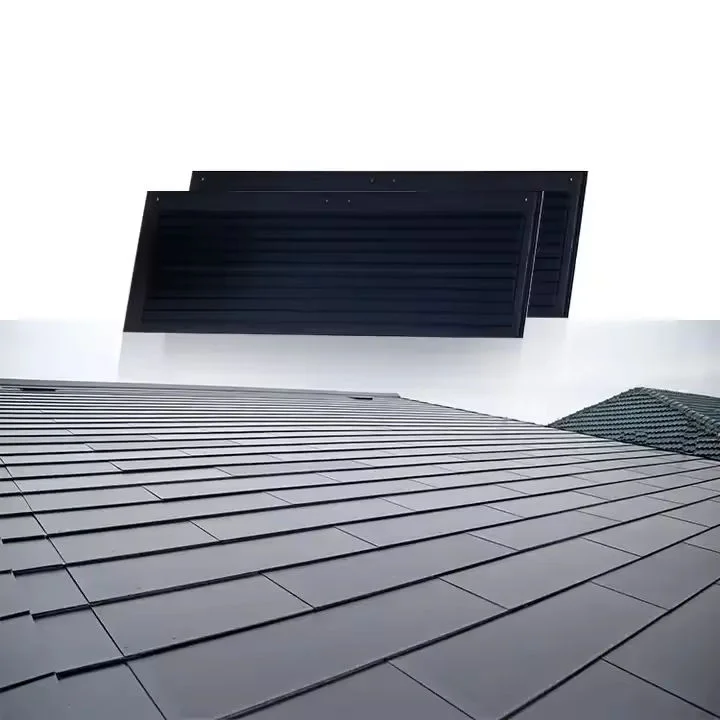 Protection Building Integrated Solar Roof Tiles European Standard Factory Direct Solar Roof Tile BIPV Waterproof