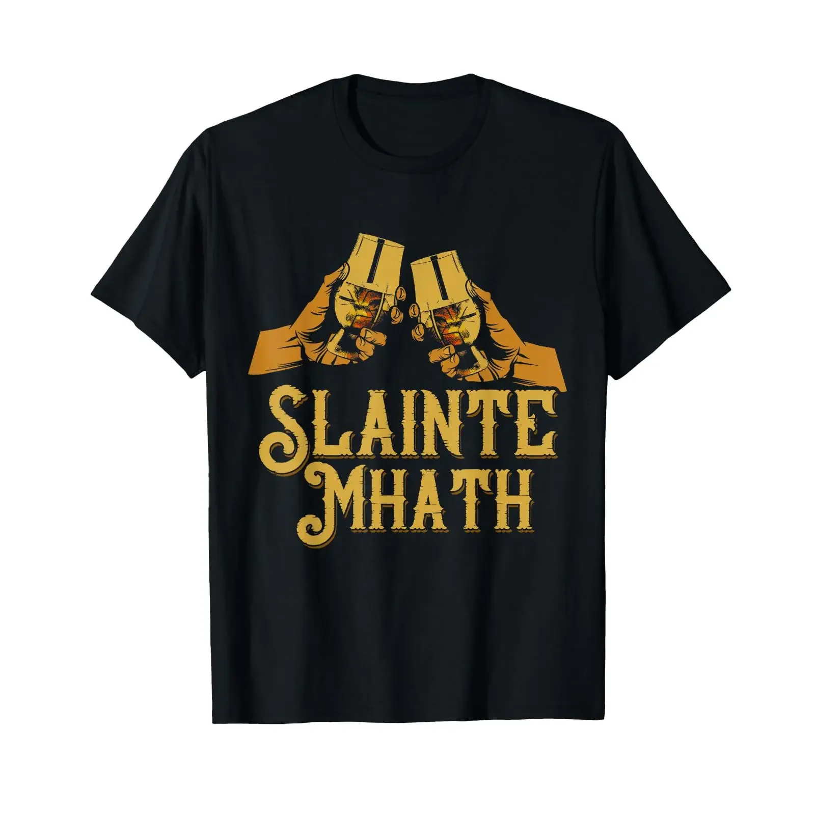 Slainte Label Whiskey Single Malt Scotland for Whisky Fans T Shirt vintage Washed Top For Everyday Wear Comfortable homme